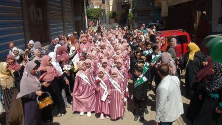 قرية مصرية في دلتا مصر تحتفي بـ 70 من أطفالها من حفظة القرآن